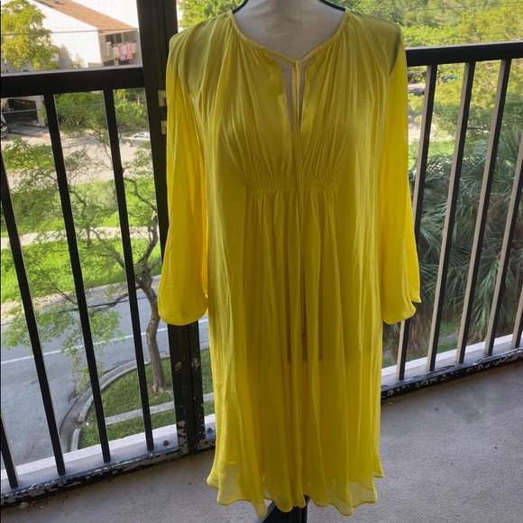 Diane von Furstenberg yellow New Fleurette - Picture 1 of 6